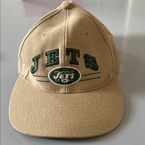 Logo Athletic Beige Cap with Green Stitching